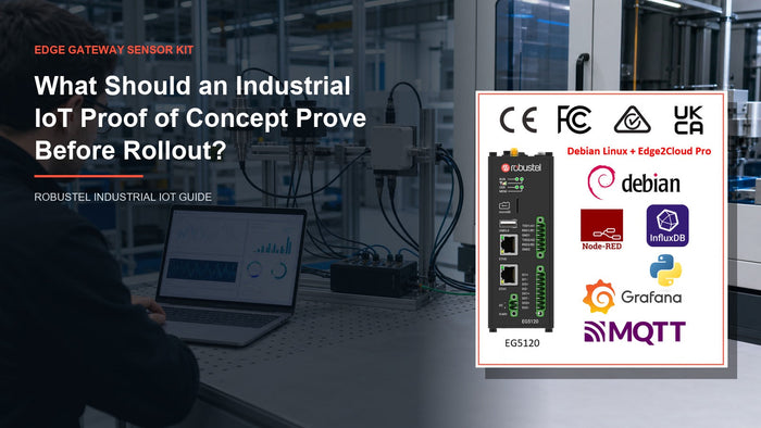 Industrial IoT proof categories from physical sensor meaning through edge processing and operational readiness