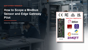 Modbus sensor pilot path from register definition through edge processing and application acceptance