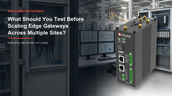 Multi-site edge gateway readiness matrix covering configuration load security updates and recovery