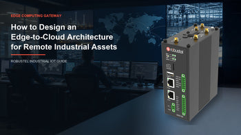 Layered edge-to-cloud architecture from field assets through local processing and secure upstream delivery