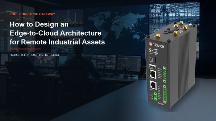 Layered edge-to-cloud architecture from field assets through local processing and secure upstream delivery