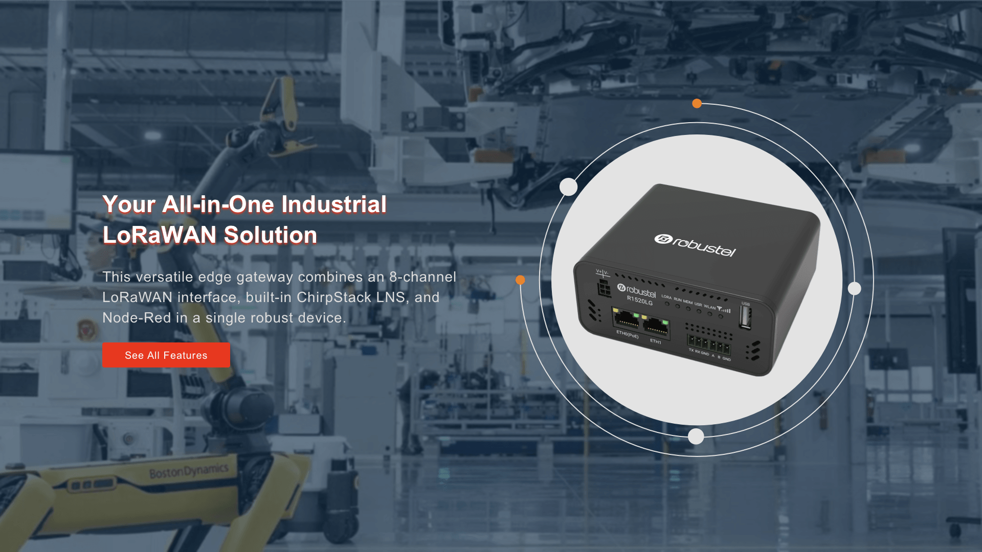 Industrial LoRaWAN Edge Gateway R1520LG