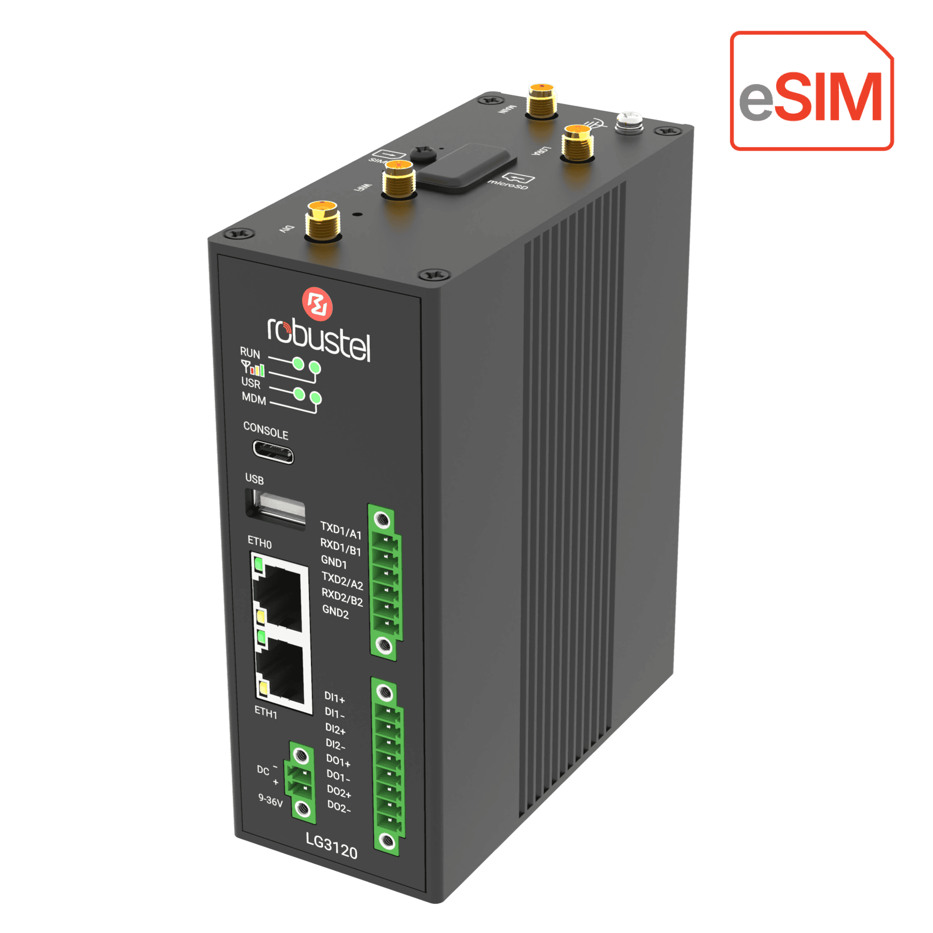 Robustel LG3120e industrial edge LoRaWAN gateway